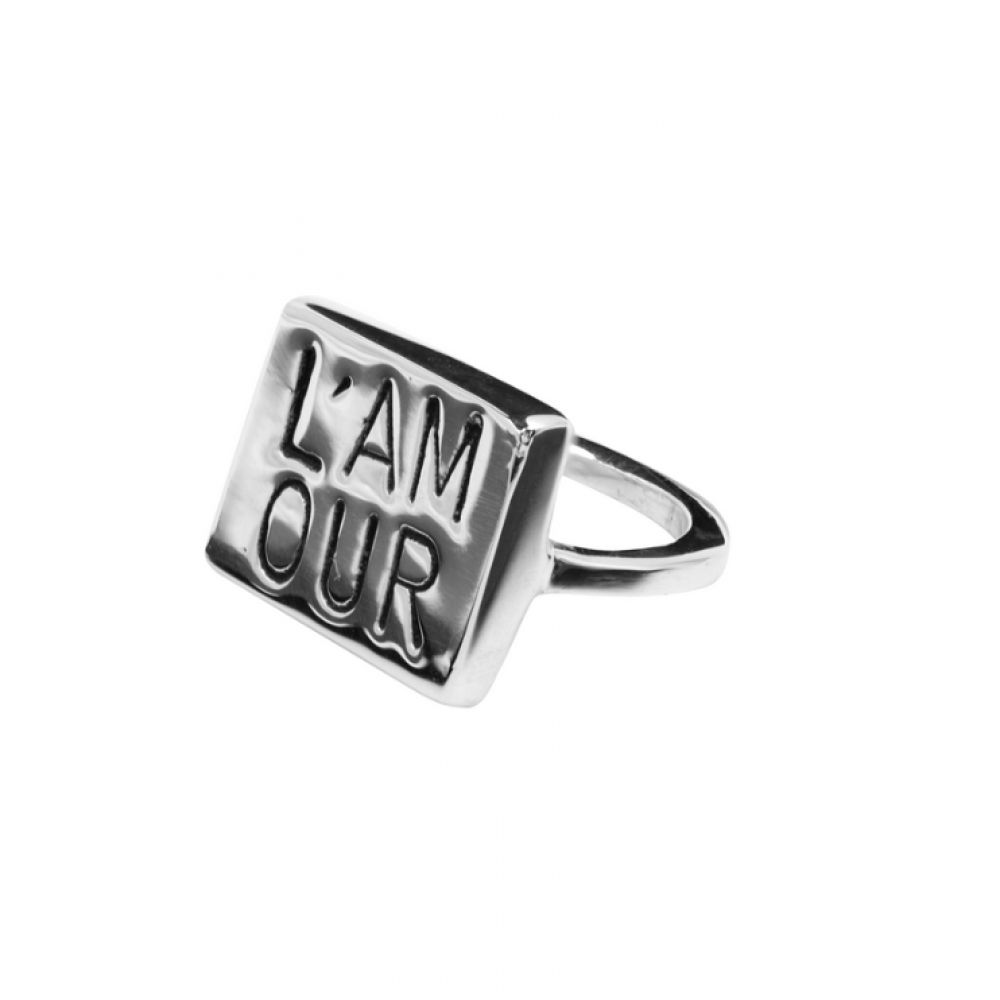 SERGE THORAVAL bague L’amour argent – Image 2