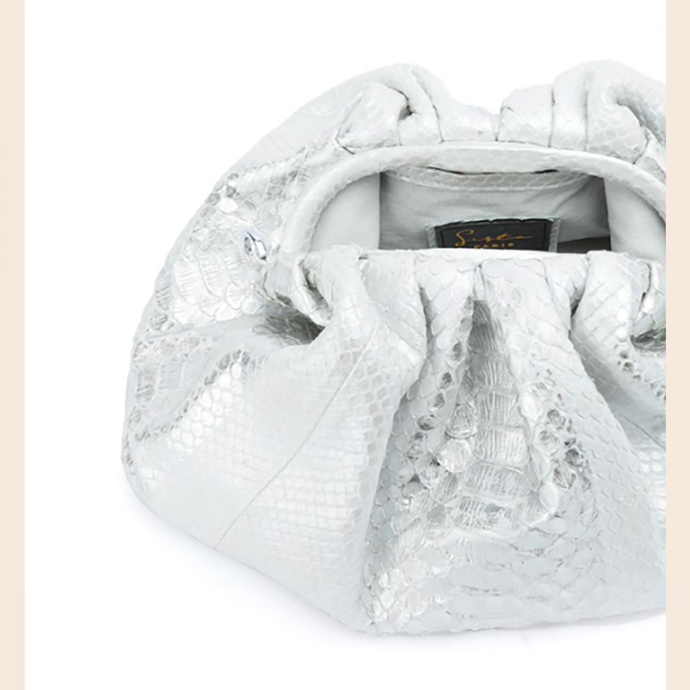 SISTA<br>Sac Uniq Big White & Silver – Image 2