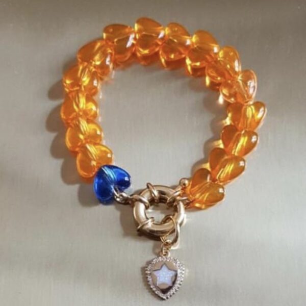 Bracelet orange star