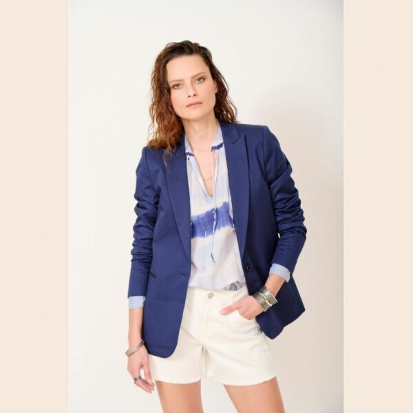 Tshirt teace craie Blazer Vipery Navy