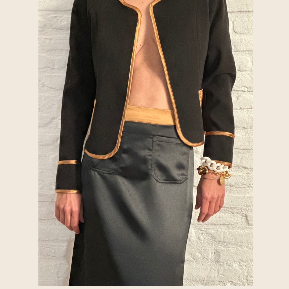 DEDIKATE Veste PAUL Noire – Image 3