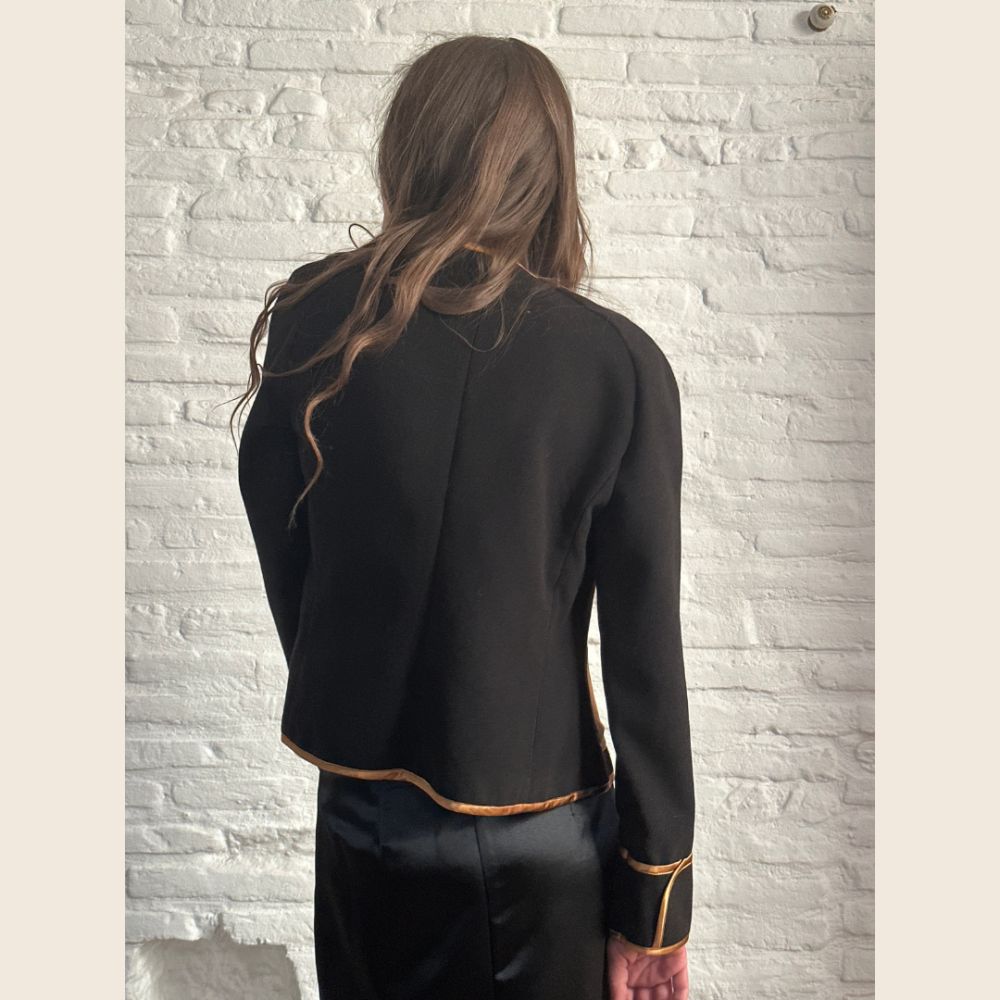 DEDIKATE Veste PAUL Noire – Image 4