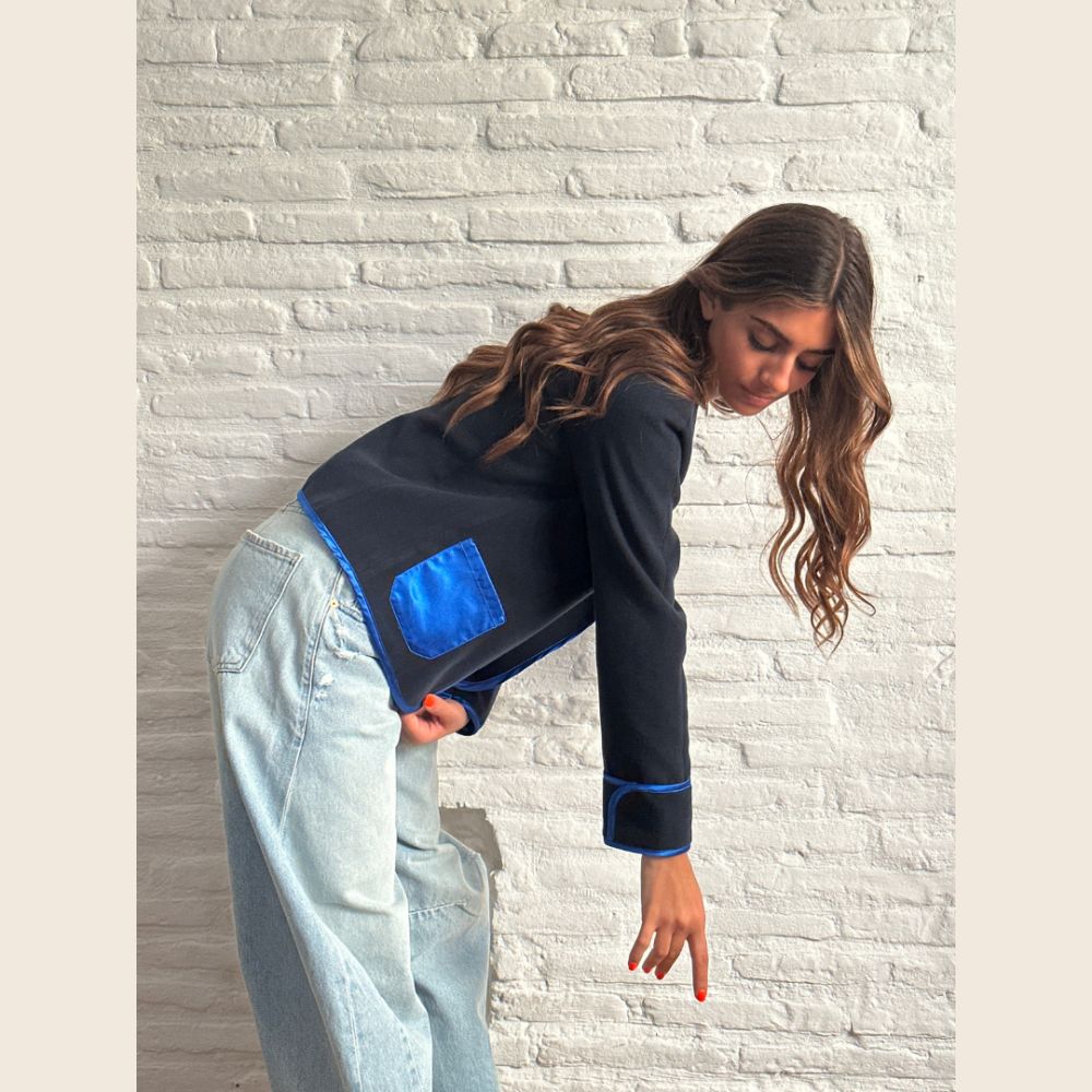 DEDIKATE Veste POL Bleue – Image 3