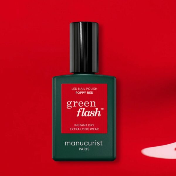 MANUCURIST Vernis Green Flash Poppyred
