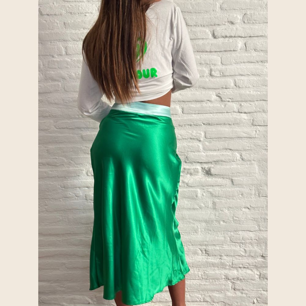 DEDIKATE Jupe Iris Verte – Image 3