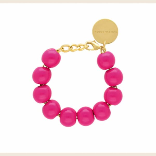 VANESSA BARONNI FLAT Bracelet fuchsia