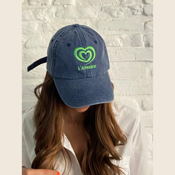 DEDIKATE Casquette L'amour Vert Fluo
