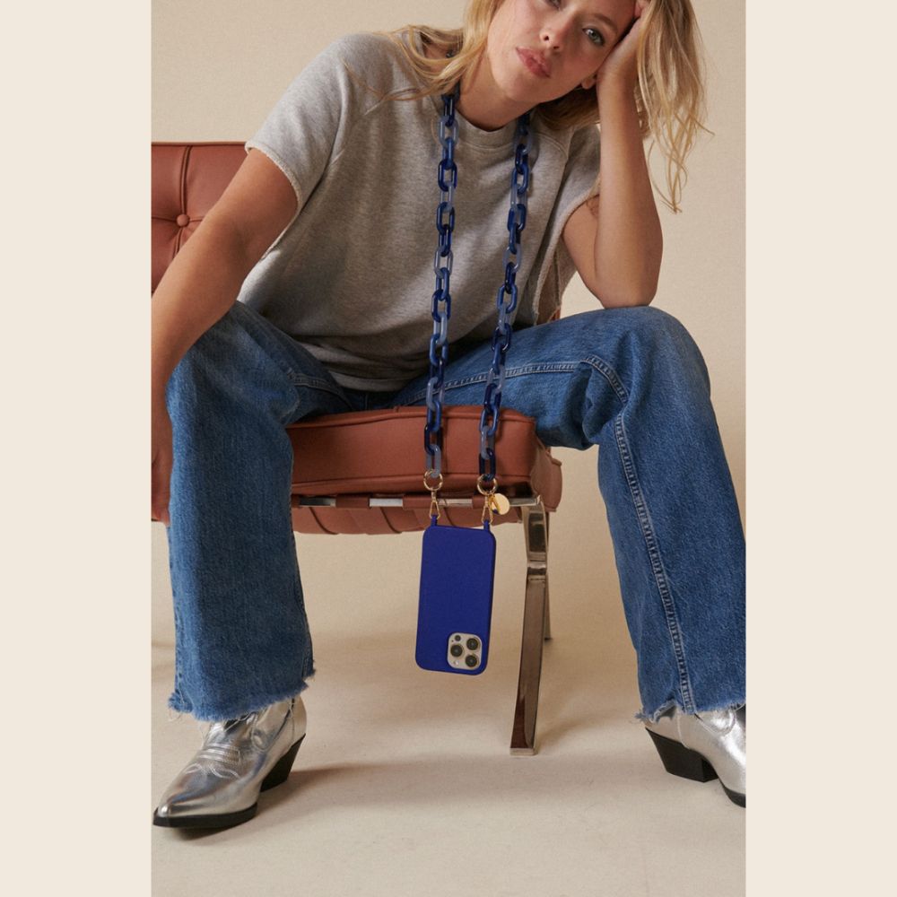LA COQUE FRANÇAISE chaine LEXY bleu – Image 2