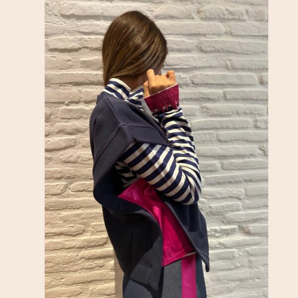 DEDIKATE Sweat Sans Manche Fuchsia