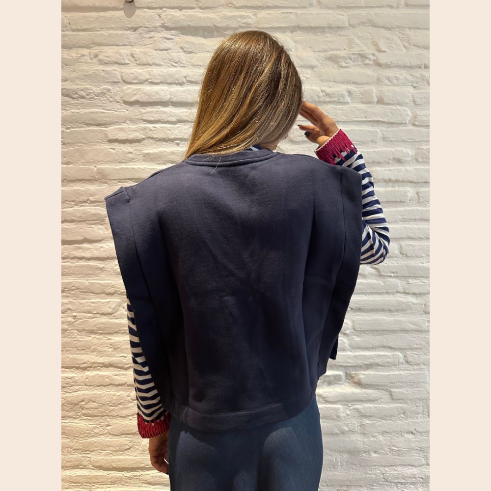 DEDIKATE Sweat Sans Manche Fuchsia – Image 3